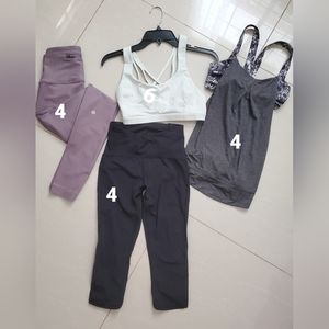 Lululemon lot of 4
